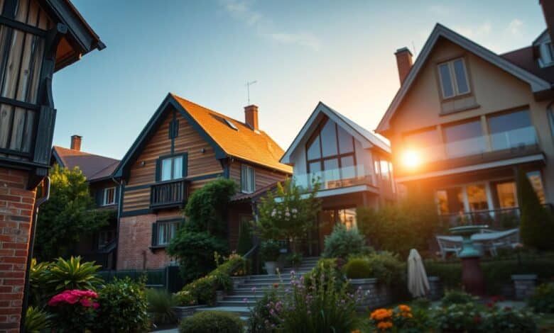 Alte Häuser und moderne Wohnansprüche