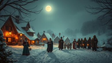 Alte Winterbräuche in Dörfern von Sternsinger bis Perchtenlauf