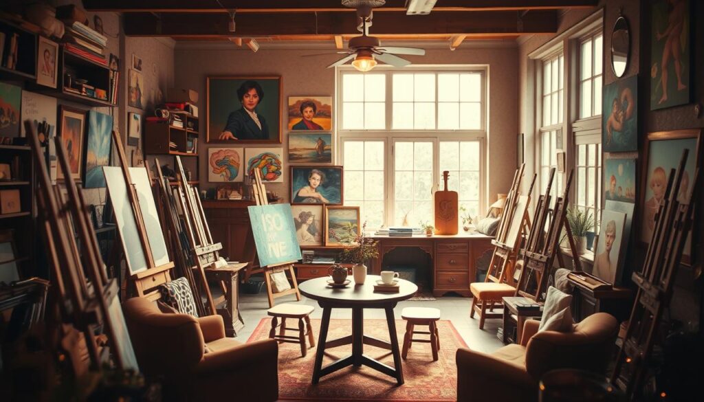 Begegnungsort im Atelier