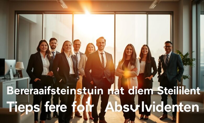 Berufseinstieg nach dem Studium: Tipps für Absolventen