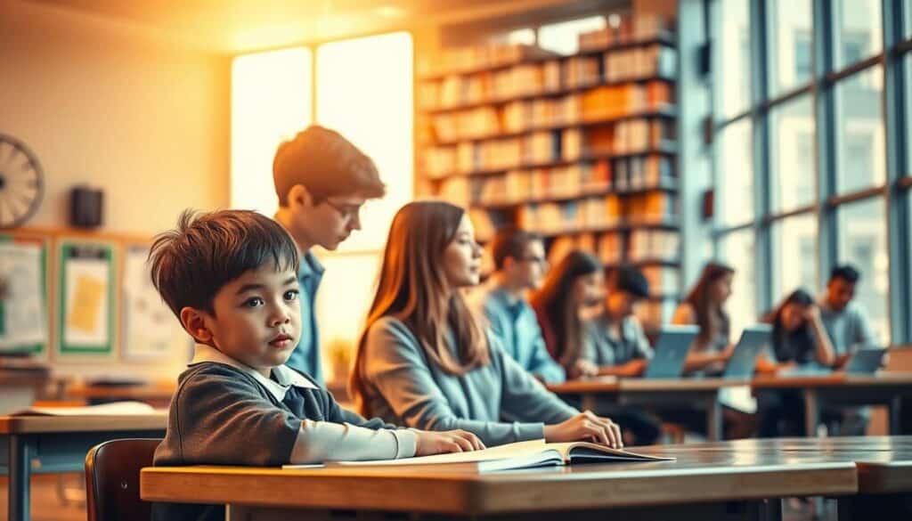 Bildungsweg in der Oberstufe und Grundschule