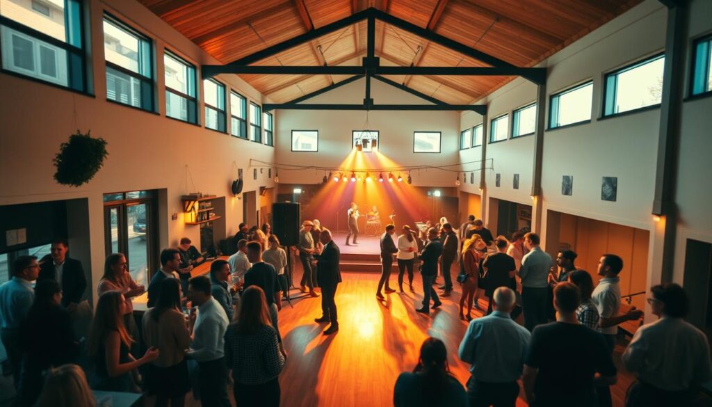 Dorfgemeinschaftshaus als Ort für Partys und Events