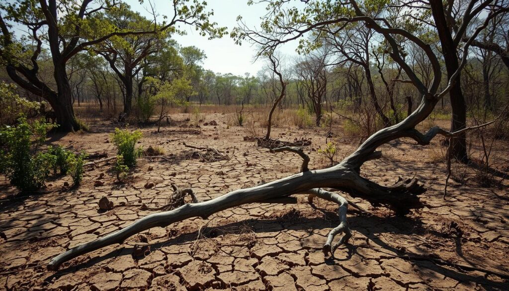 Dürre und ihre Auswirkungen auf Waldökosysteme