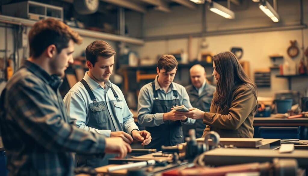 Fachwissen und Weiterbildung für Mitarbeiter im Handwerk