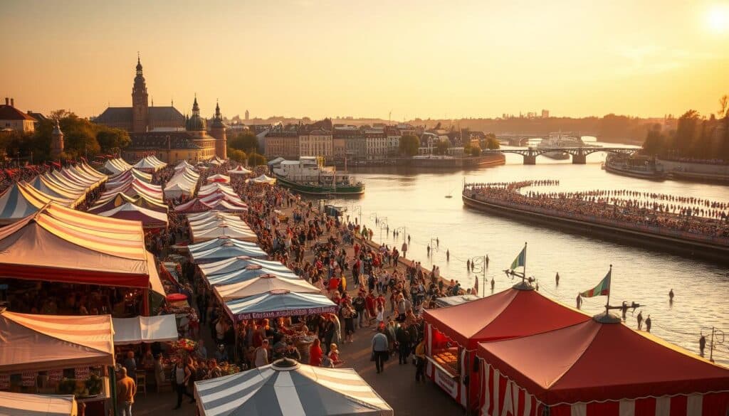 Festivals am Fluss