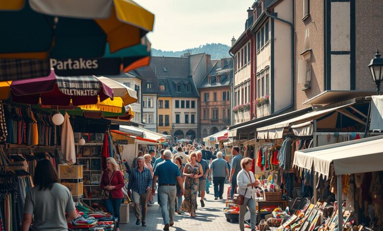 Flohmarkt in Lage