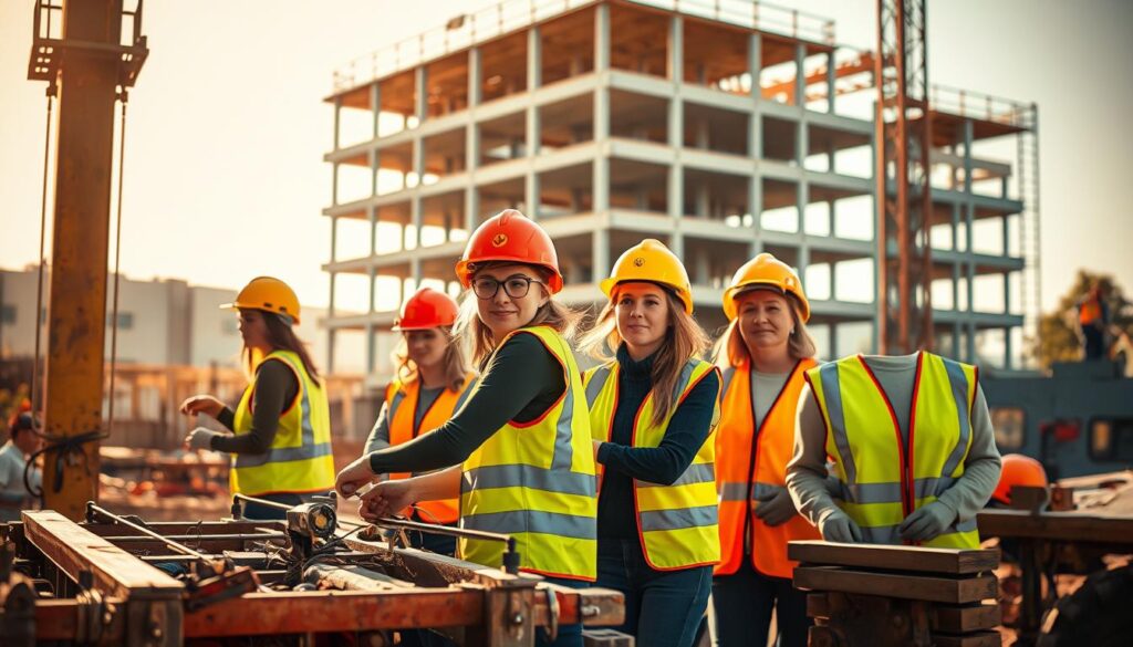 Frauen in der Bauindustrie