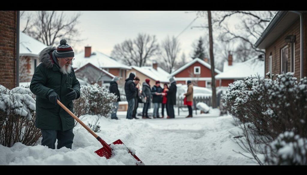 Herausforderungen der Nachbarschaftshilfe im Winter