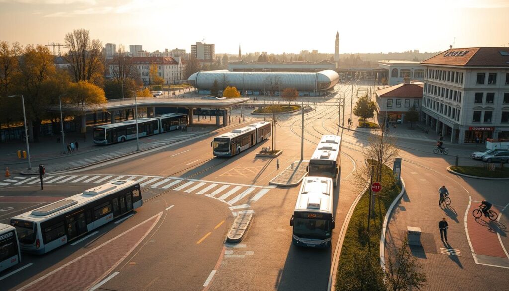 Infrastruktur und öffentliche Verkehrsmittel im Kreis Lippe