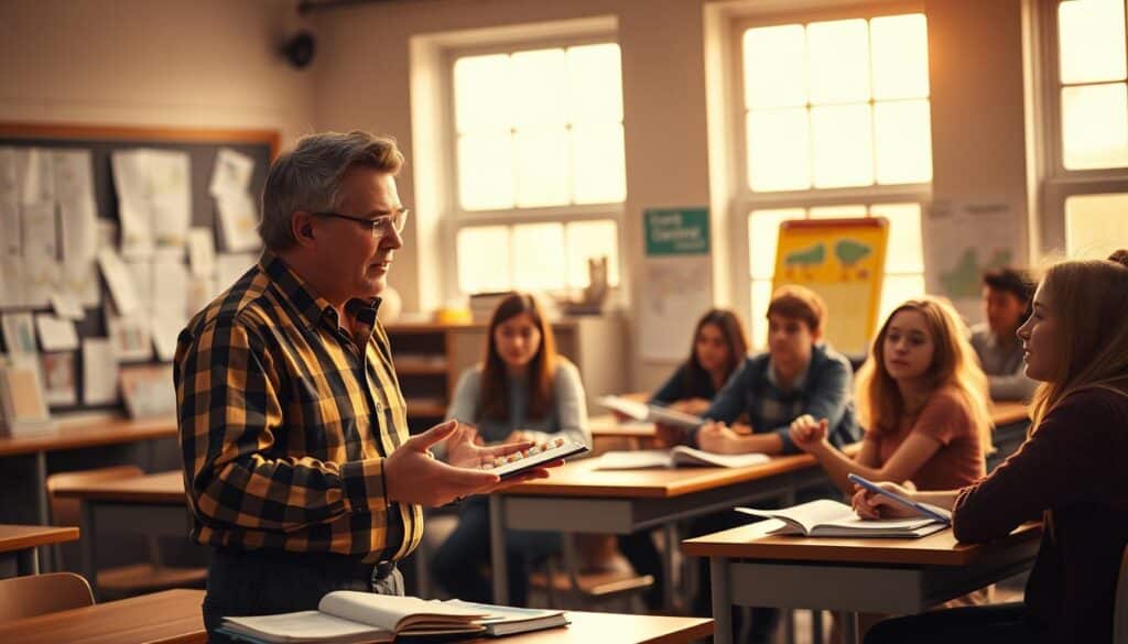 Lehrer und Unterrichtsmethoden in der wirtschaftlichen Bildung