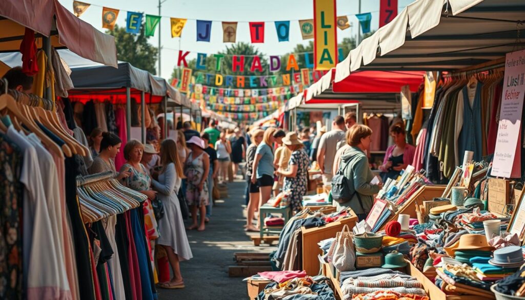Nachhaltigkeit Flohmarkt