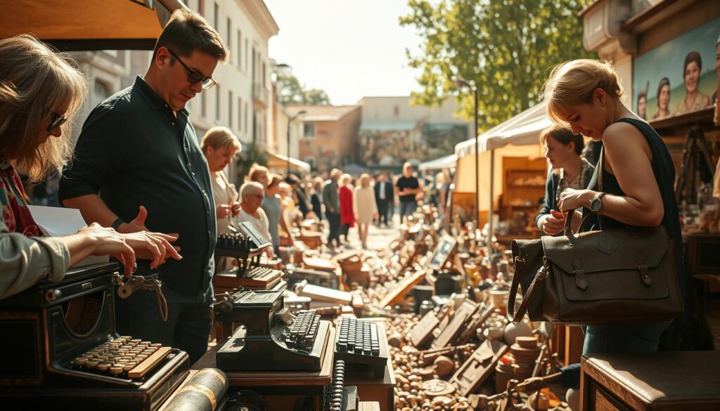 Nachhaltigkeit auf dem Flohmarkt