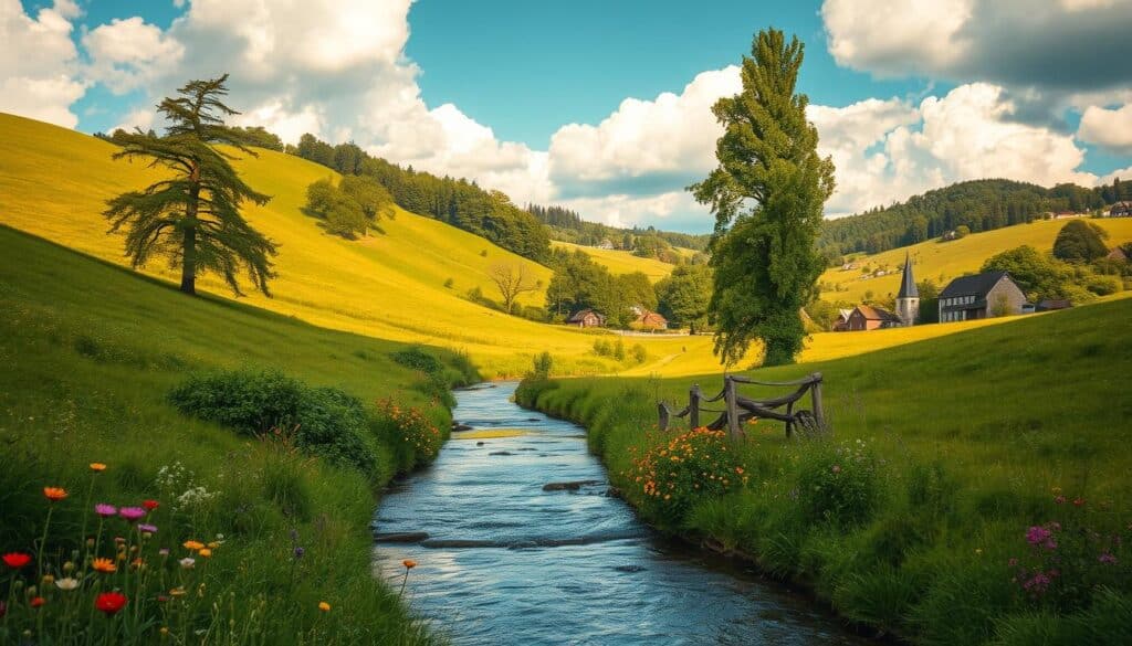 Naturerlebnis in der ländlichen Umgebung von Lippe