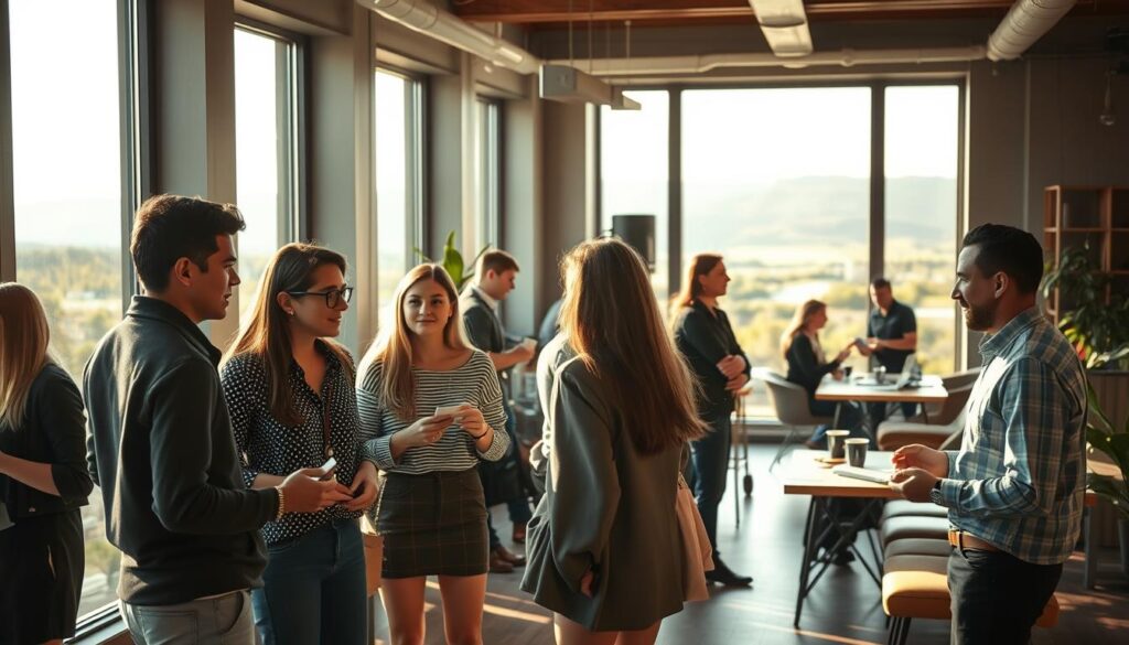 Networking während von Praktika im Kalletal