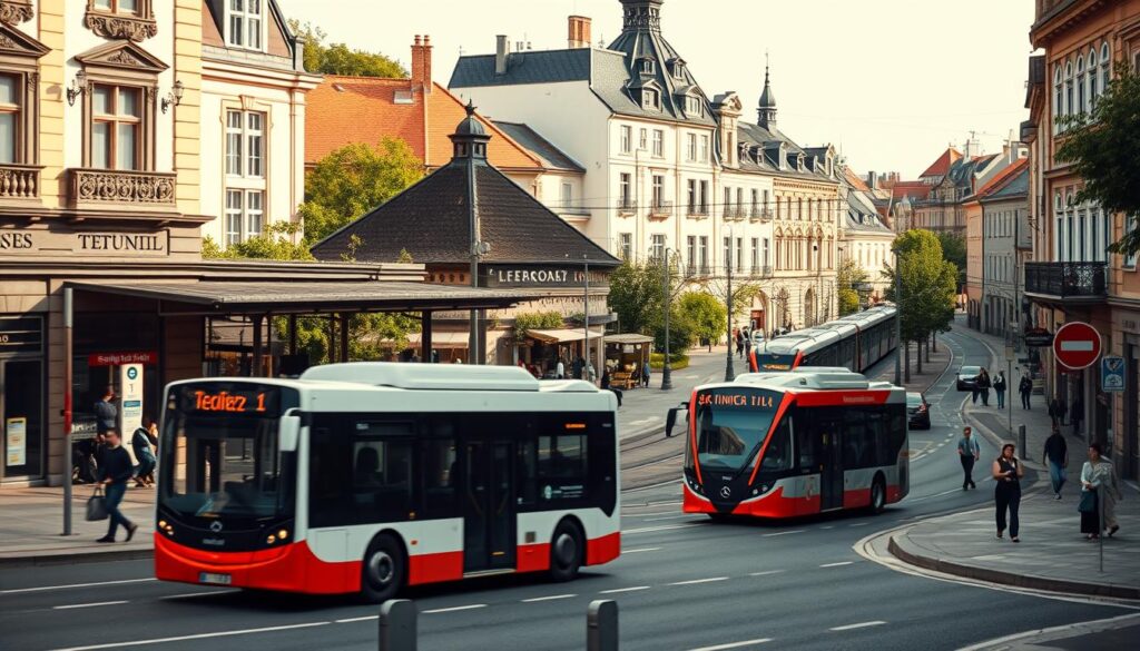 Öffentliche Verkehrsmittel in Südlippe