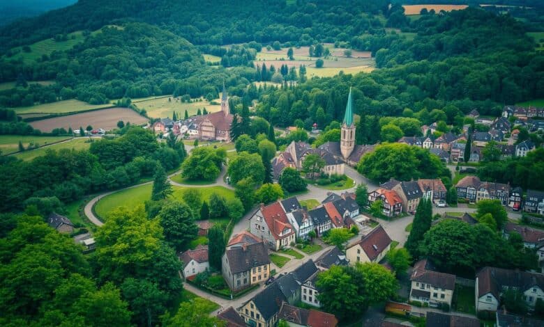 Oerlinghausen von oben – Naturstadt mit Weitblick