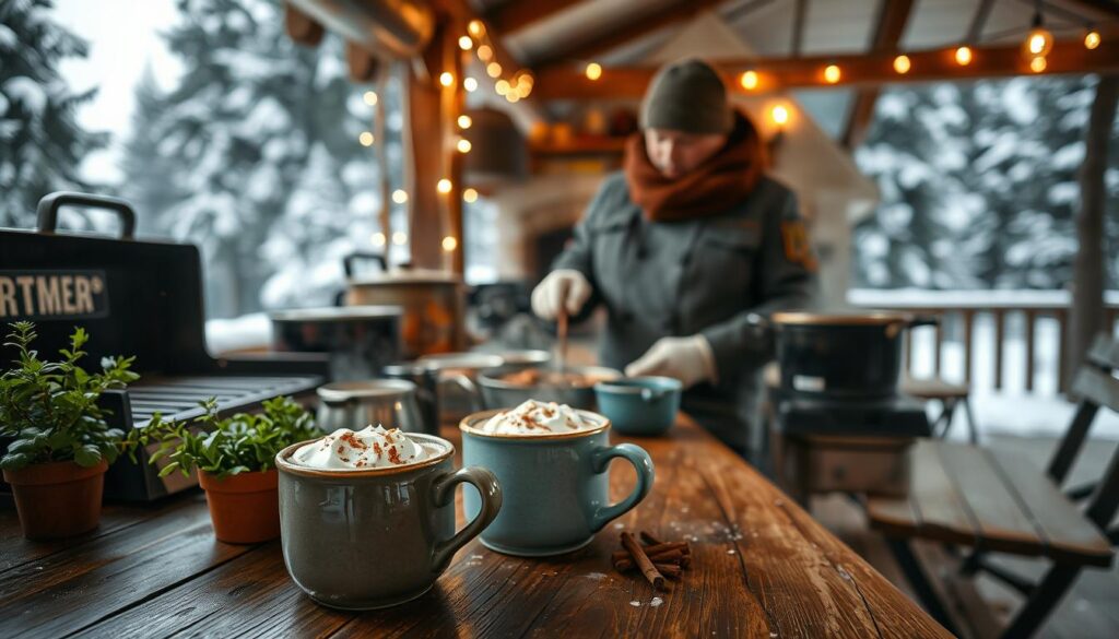 Outdoor-Küche Winter Outdoor-Küche Winter