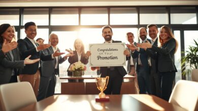 Passende Glückwünsche zur Beförderung formulieren