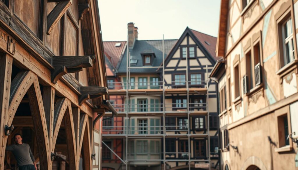 Restaurierungsprozess Fachwerkhäuser Restaurierungsprozess Fachwerkhäuser