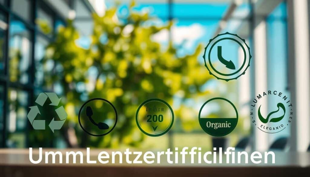 Umweltzertifizierungen Umweltzertifizierungen