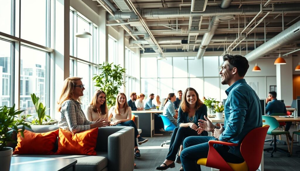 Unternehmenskultur in einem positiven Arbeitsumfeld