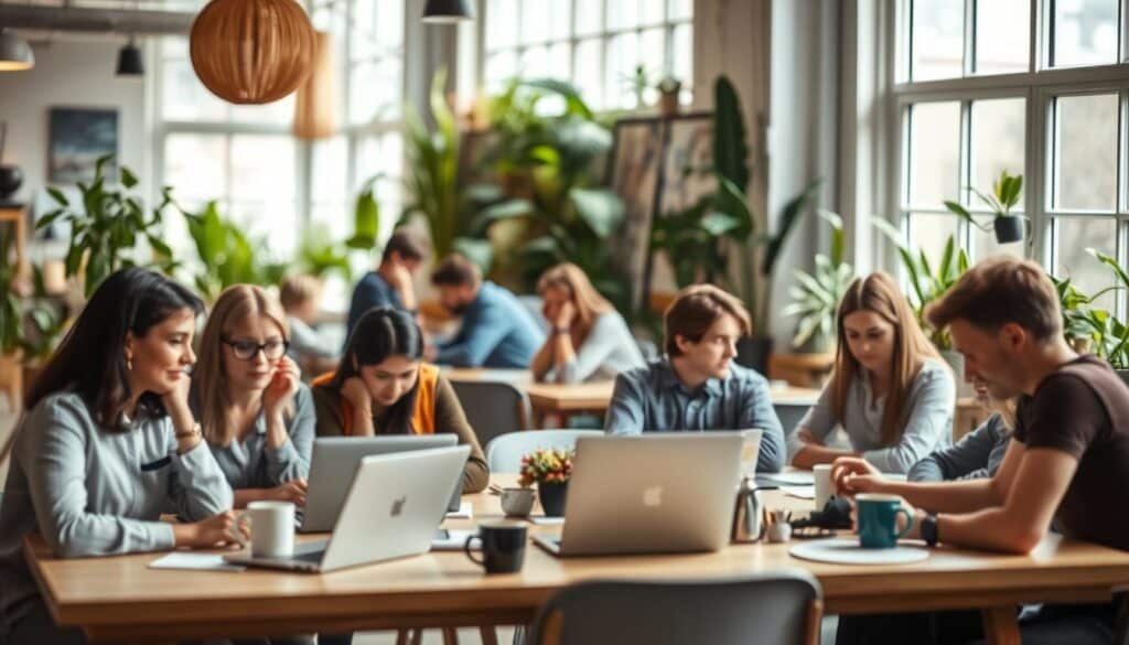 Vernetzung und Gemeinschaft in Coworking-Spaces