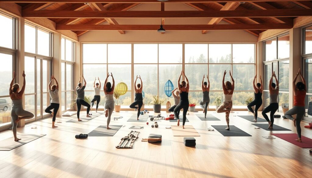 Verschiedene Yoga-Stile im Angebot
