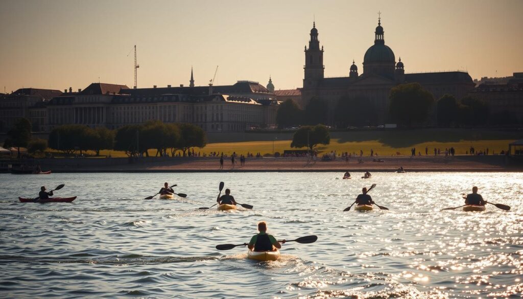 Wassersport und Sportmöglichkeiten an der Weser