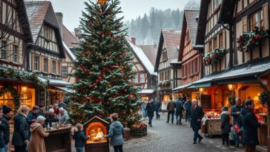 Weihnachtsfeiern in Dorfgemeinschaften vom Krippenspiel bis zum Markt