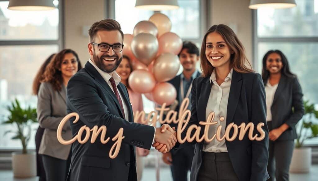 berufliche Gratulation berufliche Gratulation