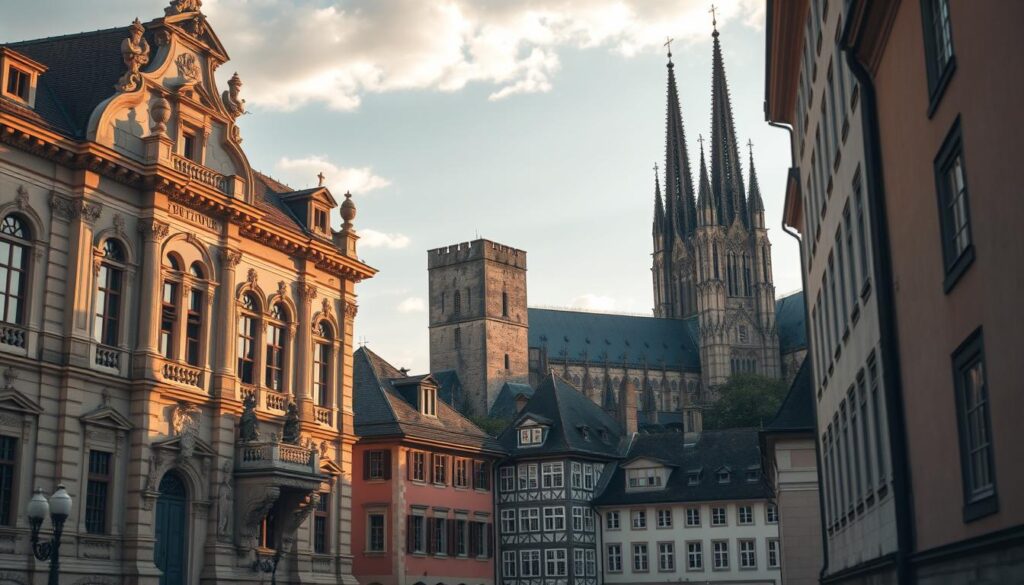 historische Architektur in Südlippe
