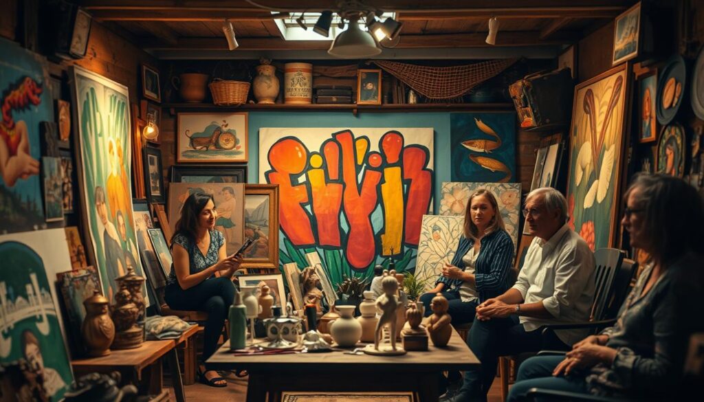 lokale Künstler im Kulturtransfer