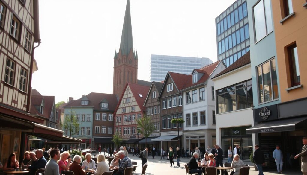 modernes Leben in Lügde