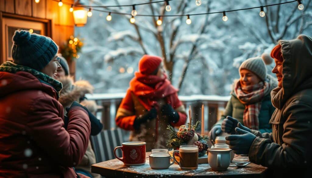 soziale Nähe Winter soziale Nähe Winter