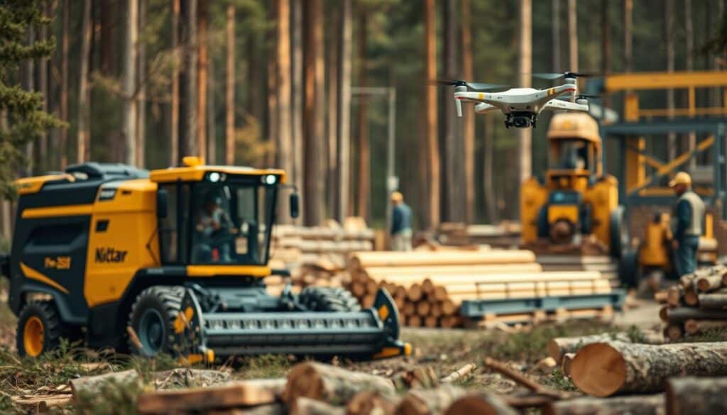 technische Innovationen in der Forstwirtschaft